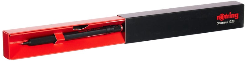 Rotring 0.5mm Mechanical Lead Pen Pencil Matte Black ABS Plastic Body Hexagonal Body Non-Slip Textured Metal Grip Click Mechanism 500 Series Lead Indicator Ideal for Technical Drawing - Image 4