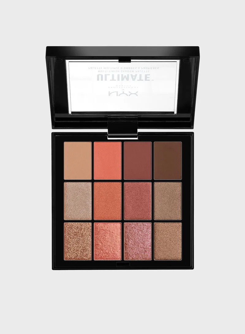 NYX PROFESSIONAL MAKEUP Ultimate Multi-Finish Shadow Palette - Warm Rust