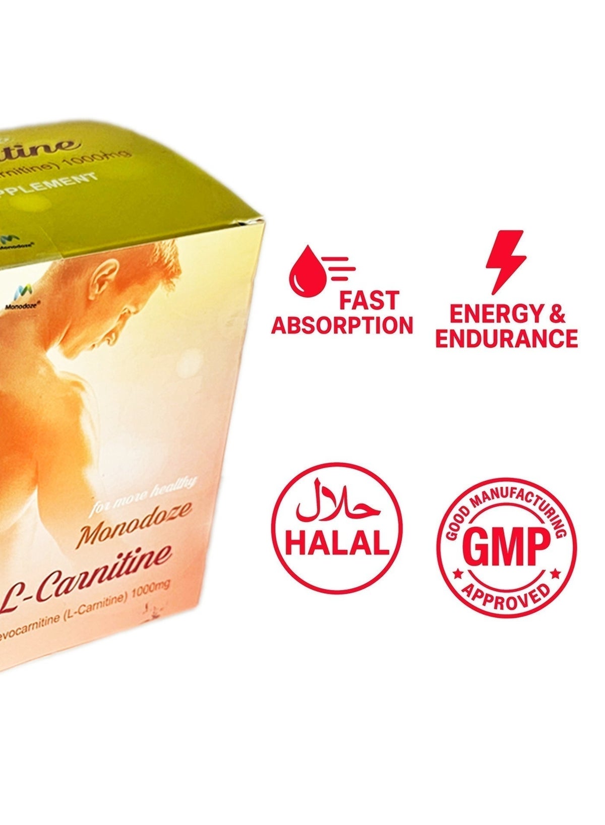 l carnitine halal Monodoze L-carnitine L-Carnitine Fat Burner 1000mg Liquid Sachets | Energy  Booster | Weight Loss Support UAE | Best Price UAE