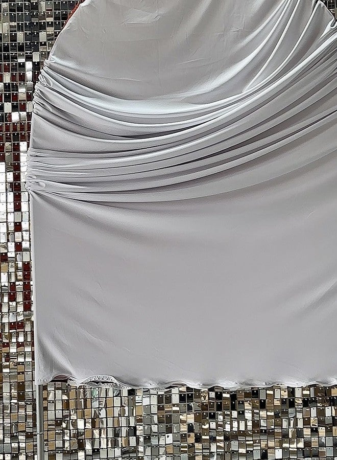 FiVan Arched Backdrop 3x6.5ft Brick Wall Arch Wall Covers Stretchy Photography Background for Game Party Decorations Baby Birthday Banner Parties Props - Image 4