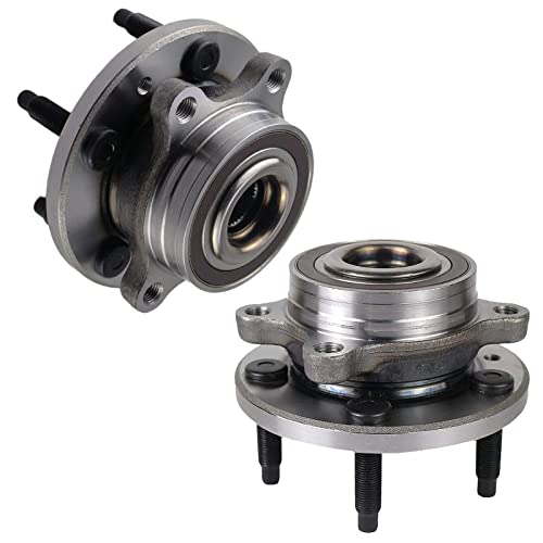 KUSATEC 513275 2PCS Front/Rear Wheel Bearing and Hub Assembly Fit for Ford Edge Flex Taurus 2010-2019, Lincoln MKS MKT MKX 2009-2019, 5 Lug Bolts w/ABS - Image 1