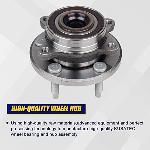 KUSATEC 513275 2PCS Front/Rear Wheel Bearing and Hub Assembly Fit for Ford Edge Flex Taurus 2010-2019, Lincoln MKS MKT MKX 2009-2019, 5 Lug Bolts w/ABS - Image 3