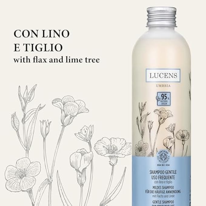LUCENS - GENTLE AND GENTLE SHAMPOO IDEAL FOR FREQUENT WASHES 250ML - Image 2