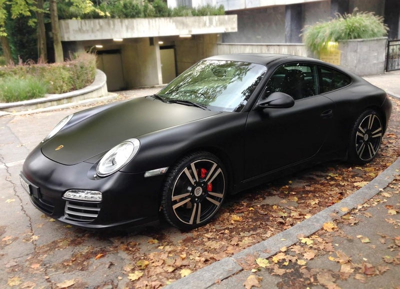 VViViD Matte Black Vinyl Wrap Adhesive Film Air Release Decal Sheet (1ft x 5ft) - Image 4