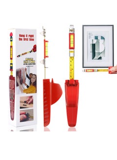 KASTWAVE Picture Hanging Tool with level, All-in-One Hang It Picture Hanging Tool with Rule, Portable Picture Leveling and Hanging Tool, Picture Hanging Level for Hang Pictures, Mirrors, TVs, and Shelves  - Image 1