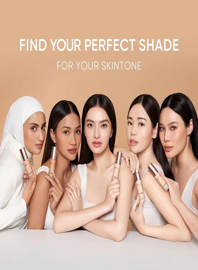 SKINTIFIC Cushion Foundation | Cover All Perfect Air Cushion | SPF 35 PA++++ | Oil-Control Waterproof Fondation Sweatproof Matte Finish Poreless Foundation Flawless BB Cream CC Cushion Makeup - Image 5