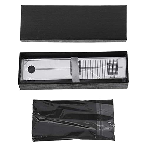 sdroceRyaM Turntable Phonograph LP Phono Cartridge Stylus Alignment Protractor Adjustment Tool - Mirrored Surface for Precision - Image 3