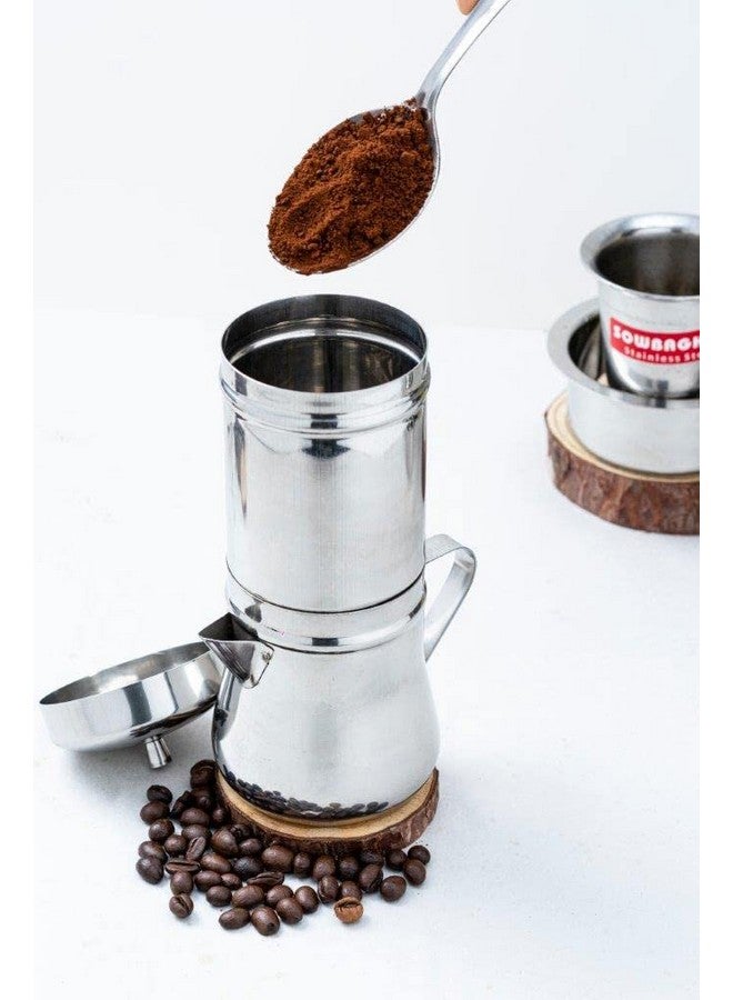 SOWBAGHYA Stainless Steel Coffee Filter - 250ml (304 Grade SS) - Image 3