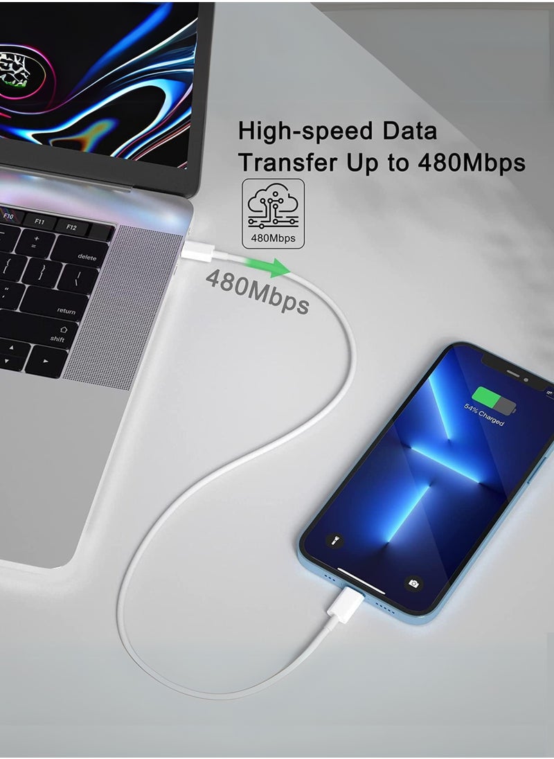 iPhone 20W Fast Charger | USB C Wall Fast Charger with USB C to Lightning Cable Compatible with iPhone 14/14 Pro/14 Pro Max/13/12/SE2020/11/XR/XS Max/X/iPad