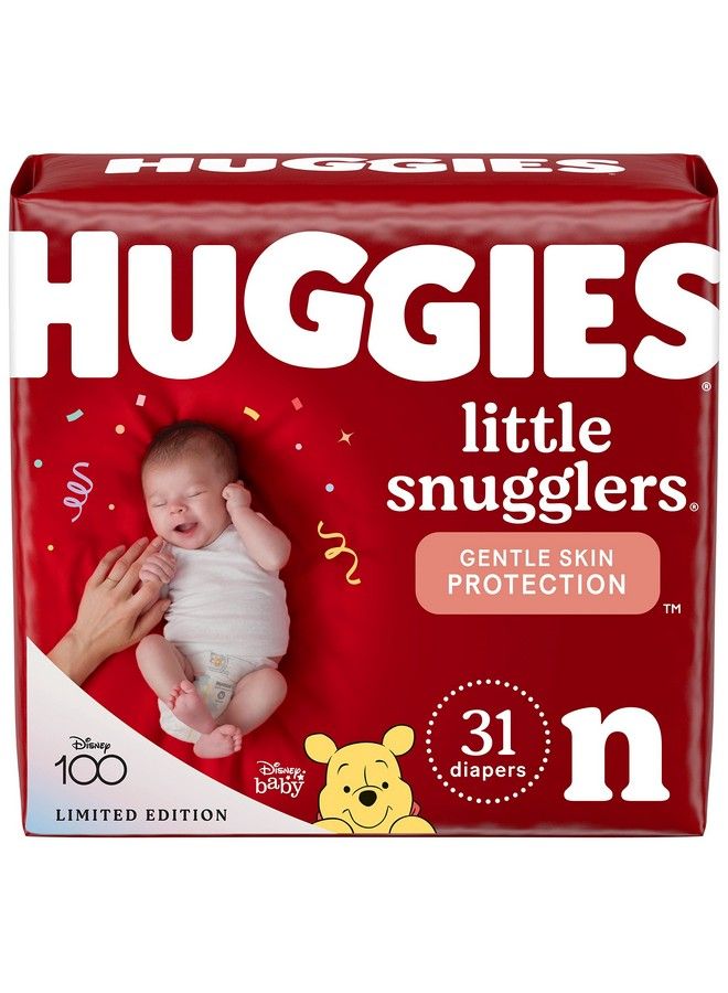 HUGGIES حفاضات الأطفال من ليتل سناجلرز، مقاس حديثي الولادة (حتى 10 أرطال)، 31 قطعة - Image 2