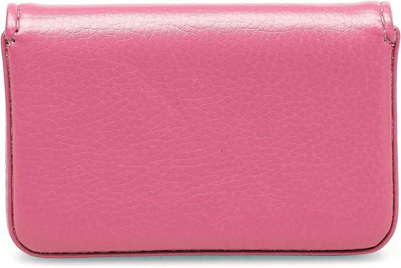 AI-DEE RFID Blocking Wallet - Minimalist Leather Business Credit Card Holder with Magnetic, Pink, Small - Image 4