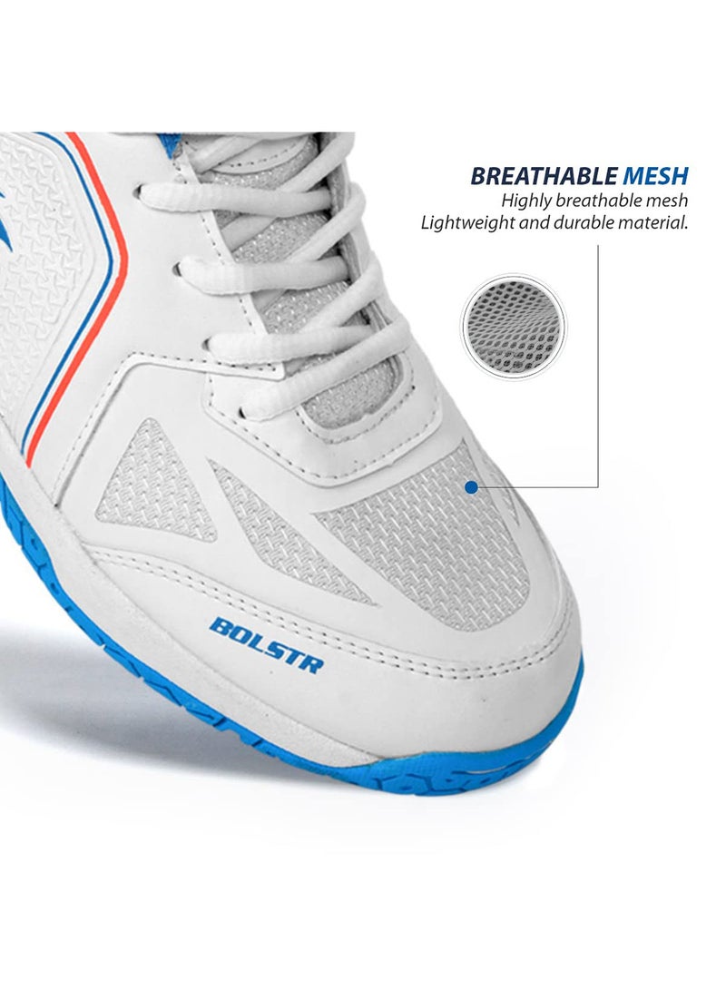 دي أس سي أحذية بولستر لتنس الريشة | الحجم: 11 المملكة المتحدة / 12 الولايات المتحدة / 45 الاتحاد الأوروبي | المواد: أسيتات فينيل الإيثيلين | الإغلاق: رباط | للرجال والأولاد | التهوية وامتصاص العرق - Image 3