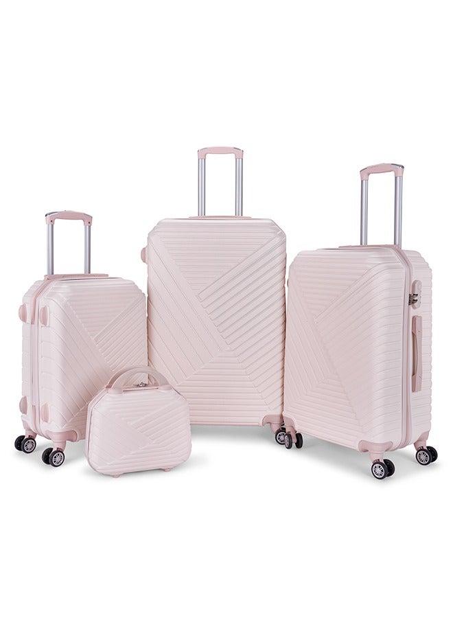 ليمرا طقم شنط سفر من ليمرا مكون من أربع قطع لون بيـج - Image 1