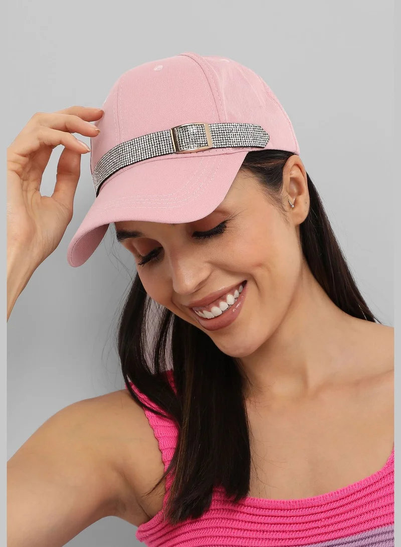 Haute Sauce Casual Solid Polyester Baseball Cap For Women