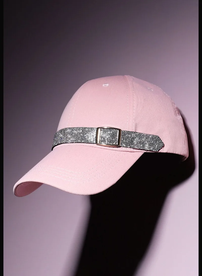 Haute Sauce Casual Solid Polyester Baseball Cap For Women