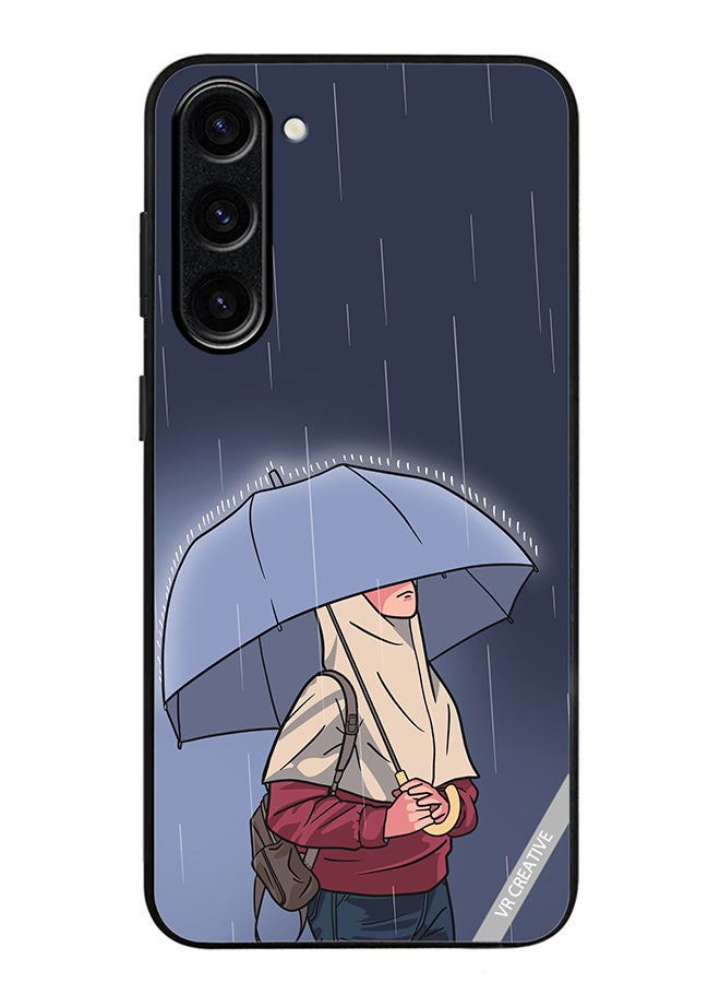 VR CREATIVE Protective Case Cover For Samsung Galaxy S23 Rainy Days Design Multicolour - Image 1