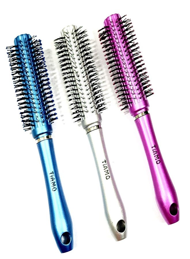 Tiamo Plastic Fancy hairbrush set of 3 for daily hair grooming - Image 1
