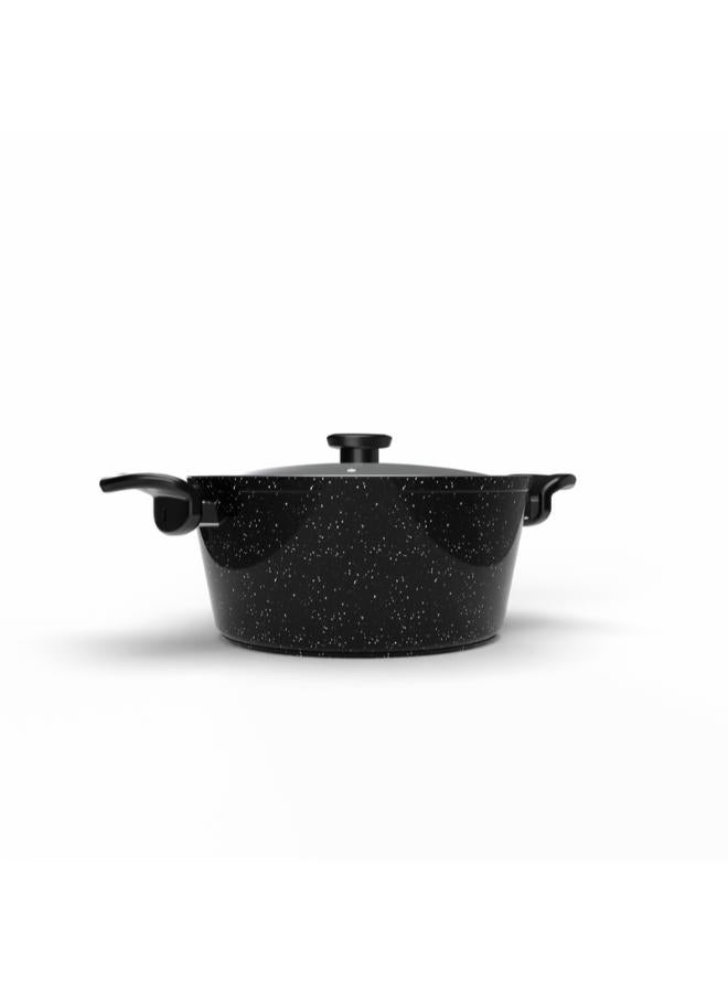 Top Chef Granit Pot 28 Cm Black (Suitable For Induction) - Image 2