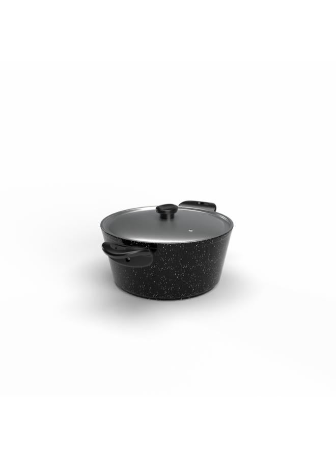 Top Chef Granit Pot 28 Cm Black (Suitable For Induction) - Image 3
