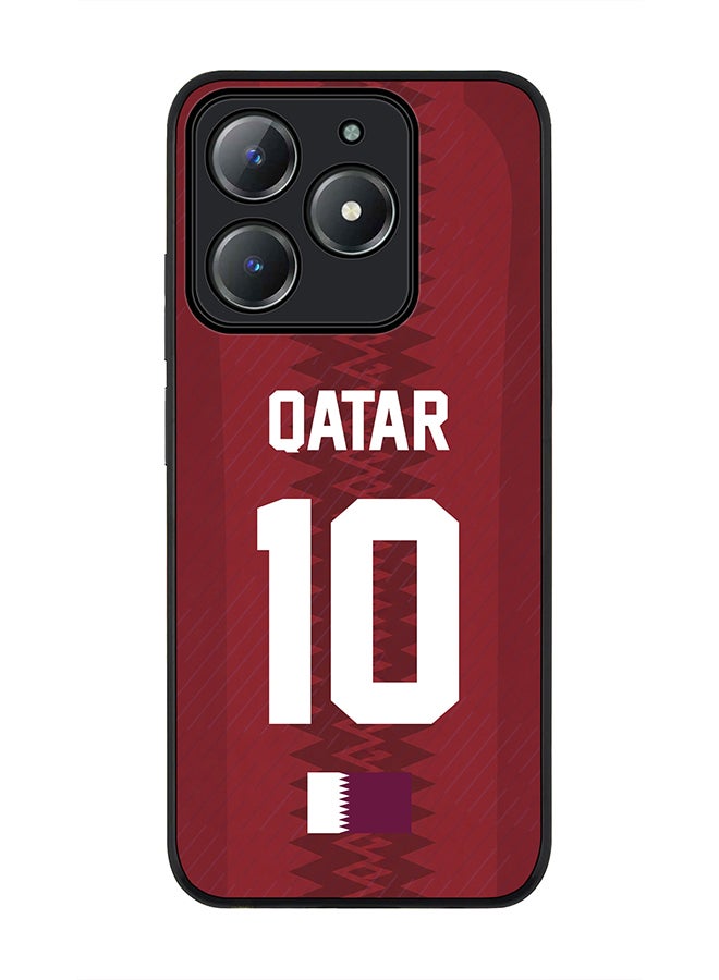 Stylizedd For Realme C63 / Realme C61 4G Case,Slim fit Camera Protection, Shockproof Thin Phone cover  - Football Team Qatar World Cup 2026 - Image 1