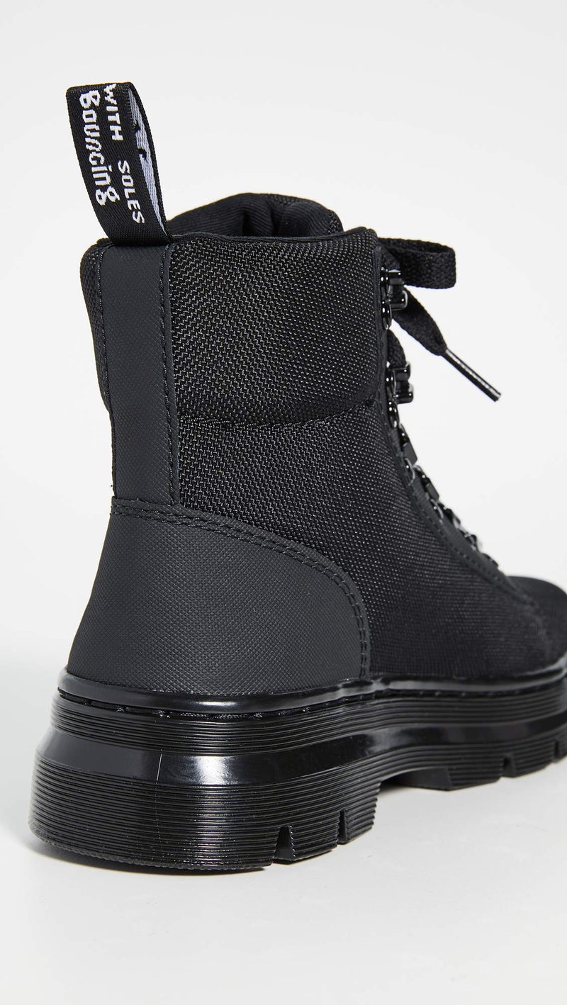 Dr Martens Dr. Martens Women's Combs W Combat Boot, Black/Black, 8 - Image 4