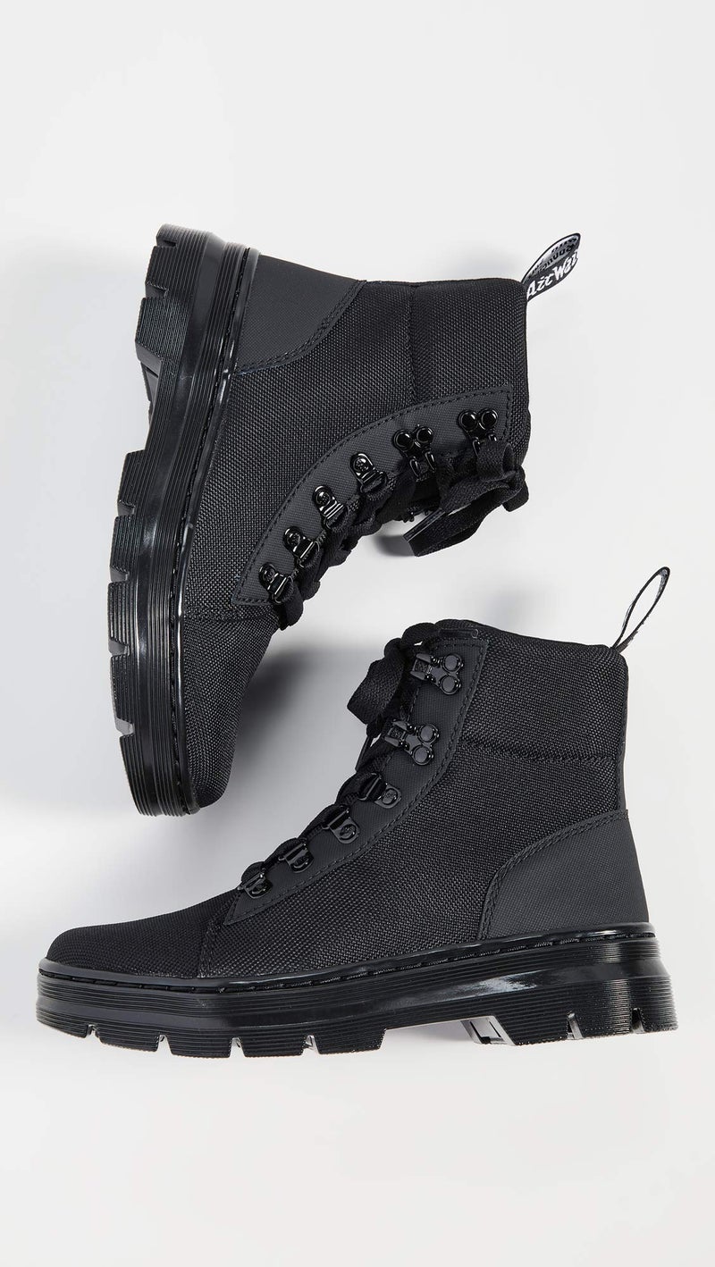 Dr Martens Dr. Martens Women's Combs W Combat Boot, Black/Black, 8 - Image 5