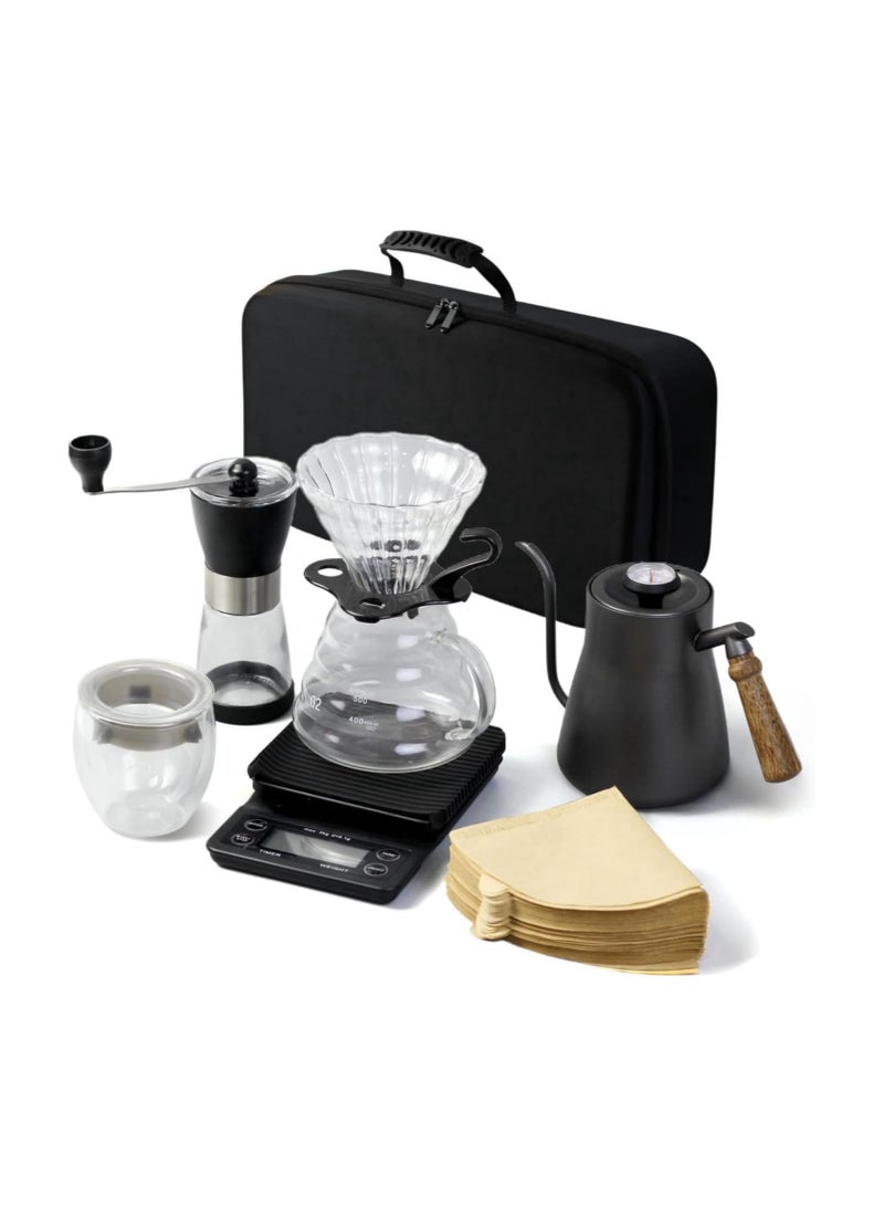 BLOOMING TIME Drip Coffee Maker Set With Travel Bag Black - Image 5