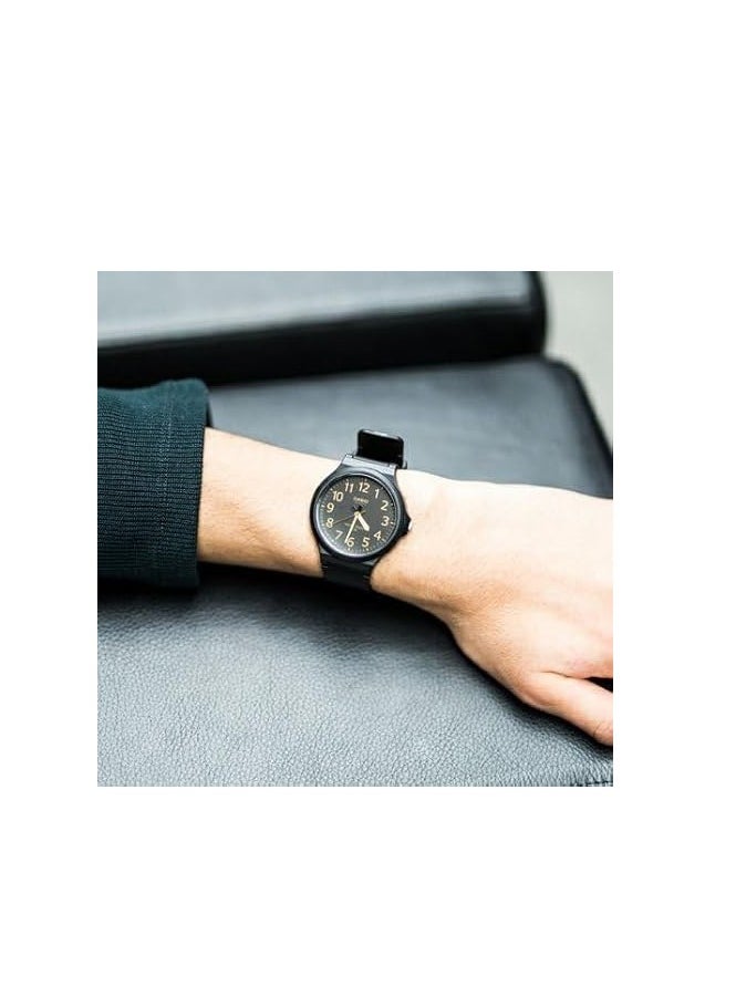 CASIO CASIO Men's Youth Timepiece Water Resistant Analog Watch MW-240-1B2V - 44 mm - Black  - Image 5