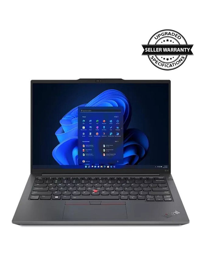 Lenovo ThinkPad E14 Gen 5 (Upgraded Version) Laptop with 14-Inch WUXGA Display/Intel Core i7-1355U/32GB RAM/1TB SSD/Intel Iris Xe Graphics/Windows 11 Pro English/Arabic Black - Image 1