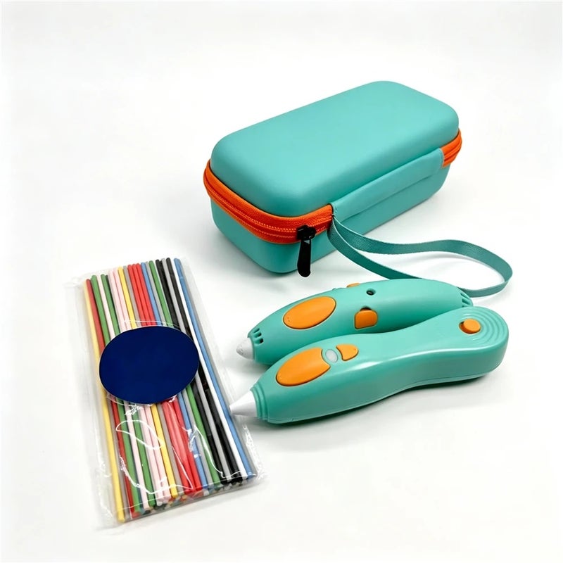 3D Pen for Kids Case, for 3Doodler Start+ Essentials, Green - Image 2