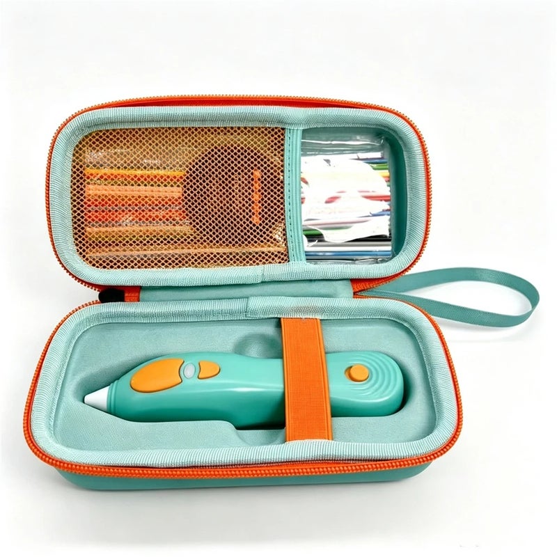 3D Pen for Kids Case, for 3Doodler Start+ Essentials, Green - Image 3