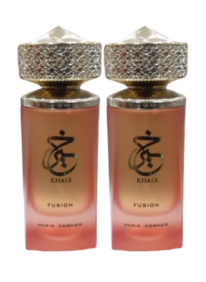 FUSION 2 Pieces Khair Fusion Perfume 100ML - Image 1