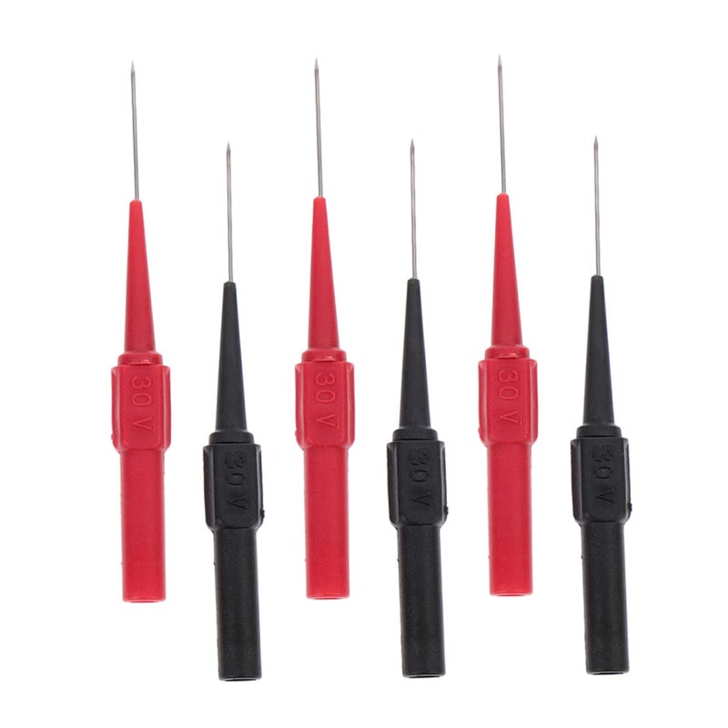 6 Pcs High Strength Test Probe Wire Piercing Multimeter Leads Tool for Cable Repair - Image 2