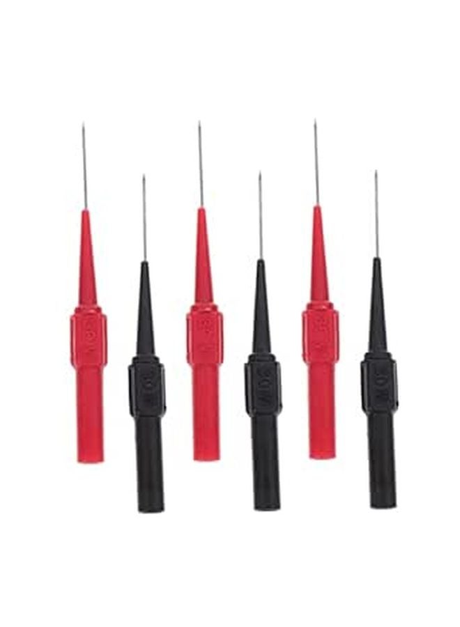 6 Pcs High Strength Test Probe Wire Piercing Multimeter Leads Tool for Cable Repair - Image 1