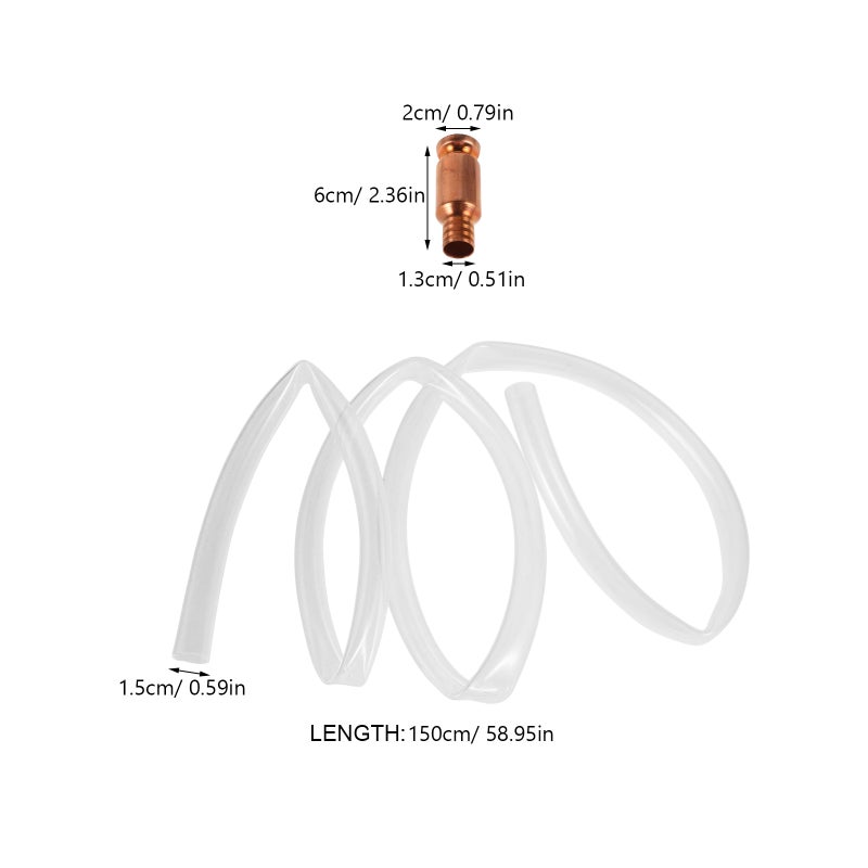 Siphon Hose for Gasoline and Marine Transfer Hose Siphon Hose Gas Siphon Pipe Car Gasoline Siphon Pipe - Image 3