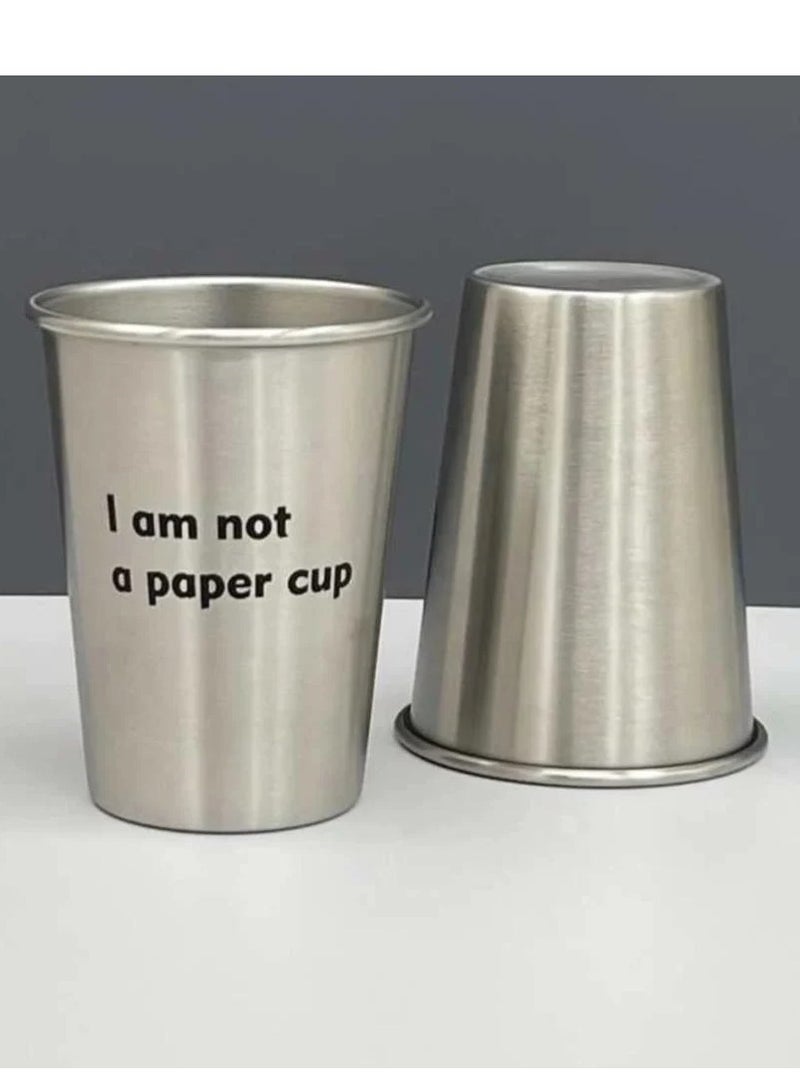 كوب ستانلس ستيل المقاوم للصدأ - 350مل - Image 3