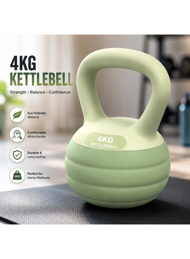 SOFT TOUCH KETTLEBELL FOR COMFORTABLE WORKOUTS – Premium soft kettlebell design with smooth soft-touch coating helps reduce hand discomfort during strength training, fitness workouts, weight lifting, and daily exercise routines. - Image 3