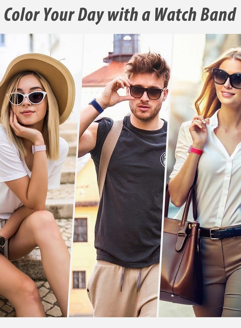 keloray Nylon Loop Sport Band Compatible with Apple Watch Bands 44mm 45mm 46mm 49mm 42mm for Women Men, iWatch Wrist Straps for Ultra 3 2, Se, Series 11 10 9 8 7, Breathable, Soft Band Ideal for Outdoor - Image 5