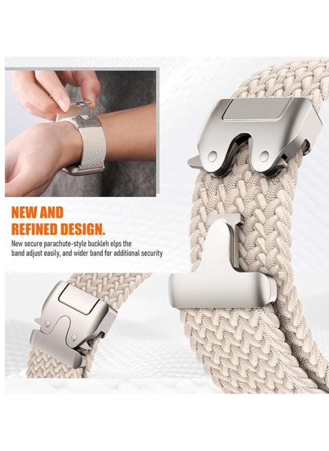 keloray - Solo Loop Nylon Strap Compatible with Apple Watch Band Ultra 2/Ultra 49mm 46mm 45mm 44mm Men Women, Designer Parachute-Style Metal Buckle Adjustable Strap for iWatch SE Series 10/9/8/7/6/5/4 - Image 1