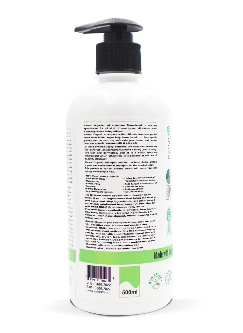 BioNatura Pets Organic Shampoo & Conditioner 500ml  - Image 2
