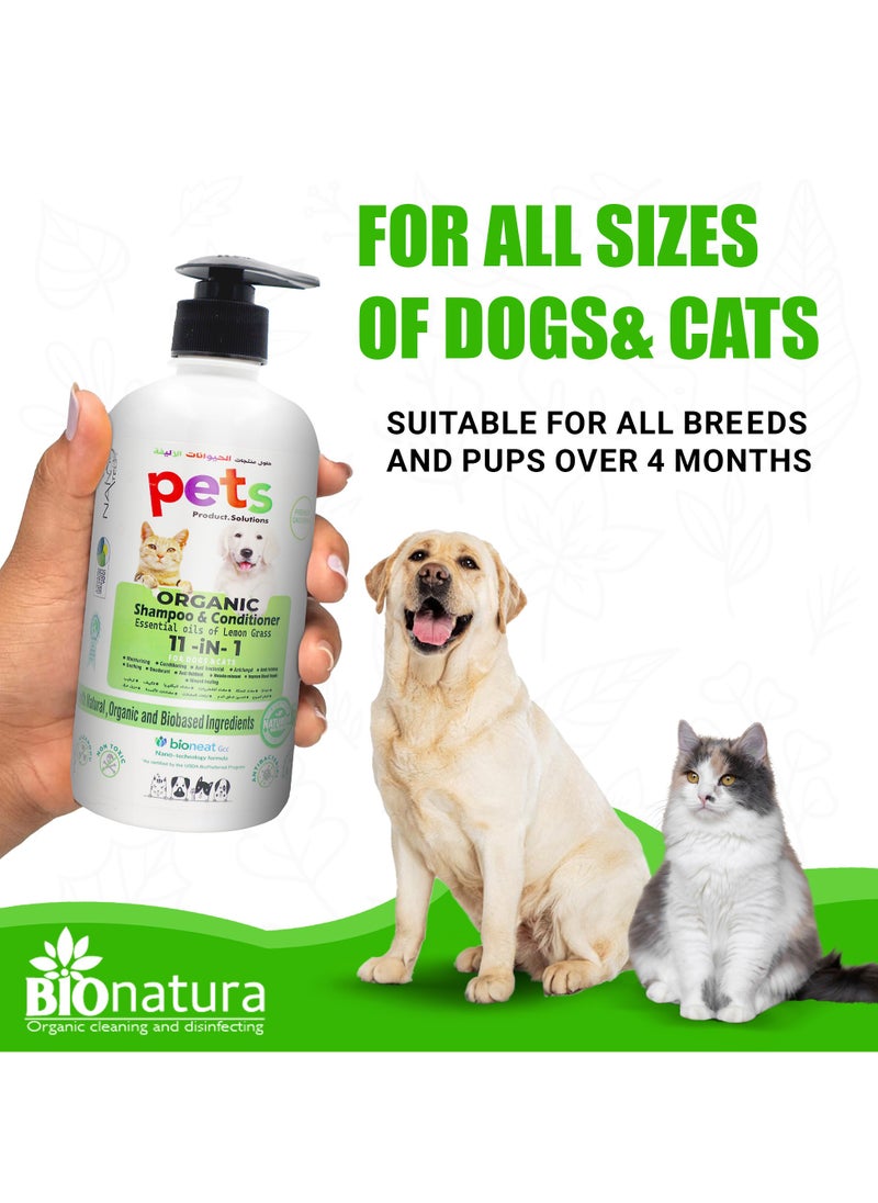 BioNatura Pets Organic Shampoo & Conditioner 500ml  - Image 3