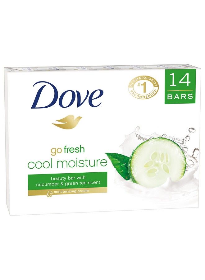 Dove Go Fresh Beauty Bar Cucumber And Green Tea 4 Oz 14 Bar - Image 2