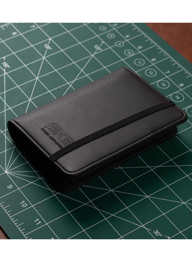 Bange Fashion Business Passport Covers Wallets And Card Holders Leather Black - Image 2