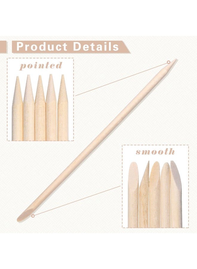 Demissle Eye Brow Wooden Wax Sticks Mini Waxing Applicator Sticks Lip Nose Eyebrow Wood Craft Small Facial Hair Spatula Applicator for Home Spa Hair Removal Smooth Skin Use(400 Pieces) - Image 3