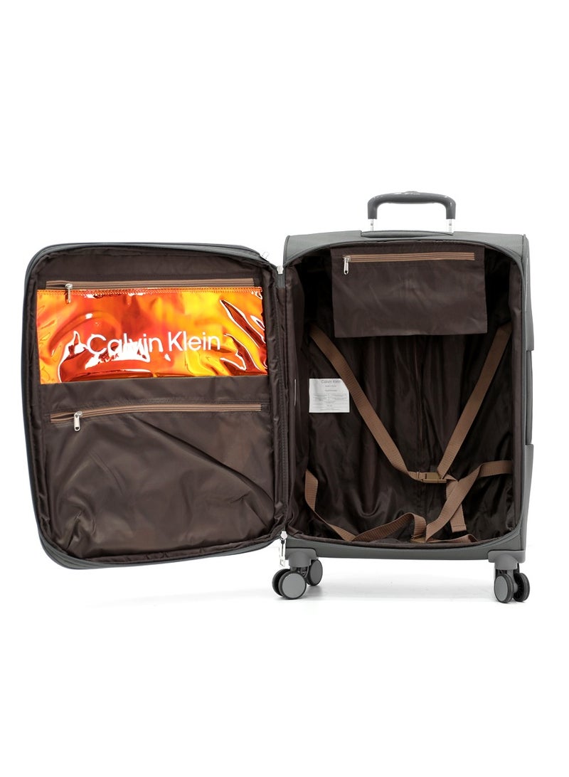 Calvin Klein 2-Piece Softshell Spinner Luggage Set | Lightweight, Flexible Packing for Smart Travelers - Image 3