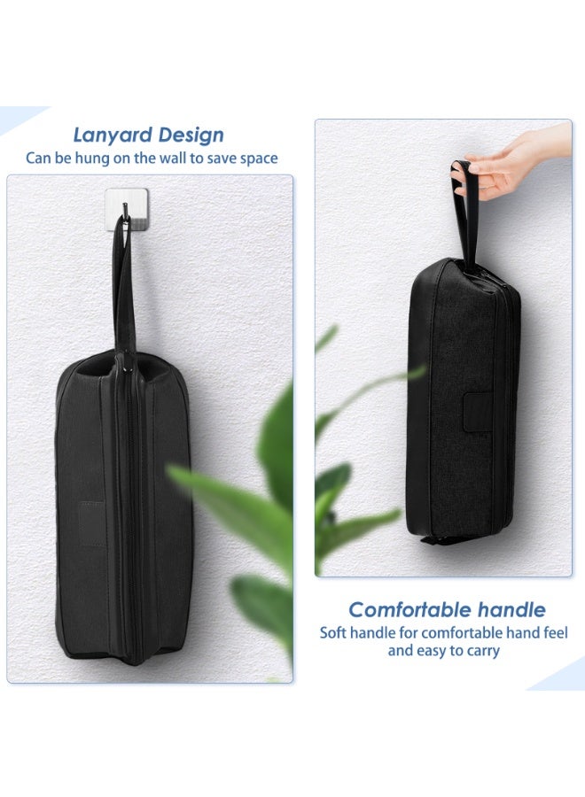 Airwrap Travel Case for Dyson/Shark Flexstyle, Travel Pouch for Dyson Airwrap/Shark Flexstyle Complete Styler and Attachments, Travel Bag for Dyson/Shark Hair Dryer (Black) - Image 4