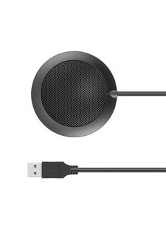 Round Microphone Portable 360° Omnidirectional Multimedia Condenser PC Mic