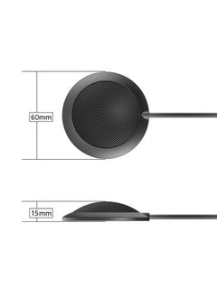 CATANES Round Microphone Portable 360° Omnidirectional Multimedia Condenser PC Mic  - Image 3