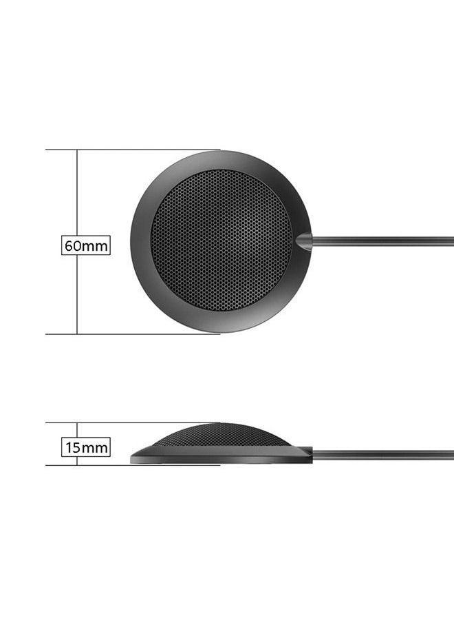 CATANES - Round Microphone Portable 360° Omnidirectional Multimedia Condenser PC Mic - Image 1