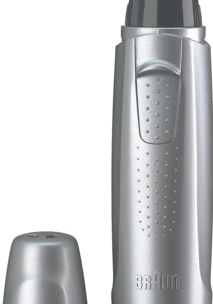 Braun Ear and Nose Hair Removal Trimmer EN 10 - Precise and Safe Grooming Tool silver - Image 2